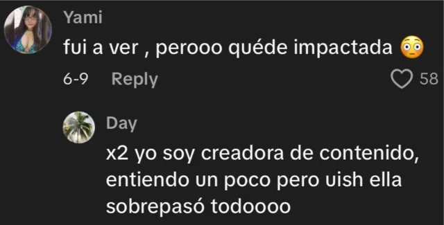 Reacciones femeninas al contenido